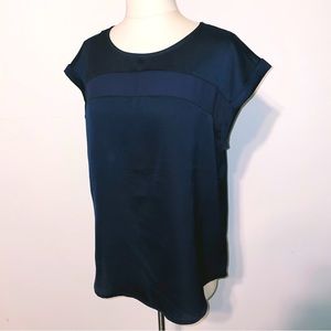 New York & Company Navy Blouse
